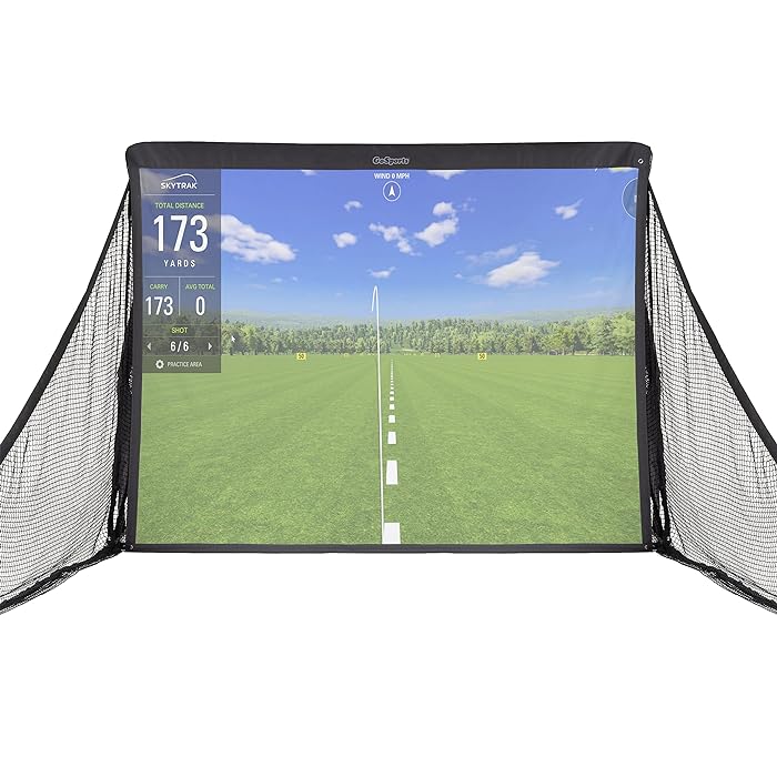 GoSports Golf Simulator Practice Bundle