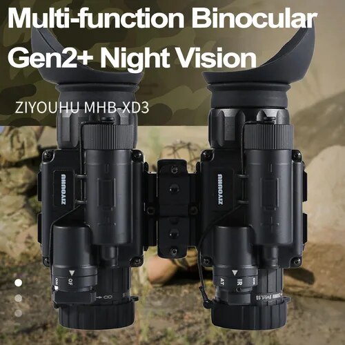 Night Vision Gen 2rd+ Head-Mounted Night Vision Binoculars for Army Military Tactical Can Be Disassembled Hunting Monoculars
